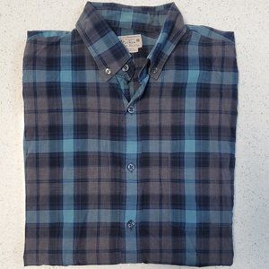 J. Crew Men's Button Down 100% Cotton Quality Woven Long Sleeve Shirt | Sz M